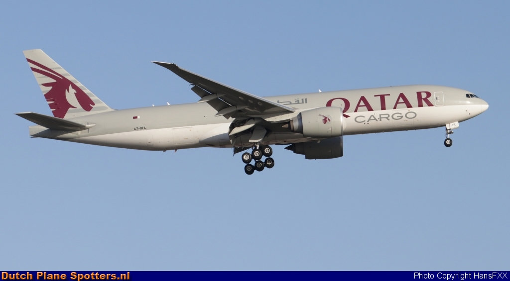 A7-BFL Boeing 777-F Qatar Airways Cargo by HansFXX