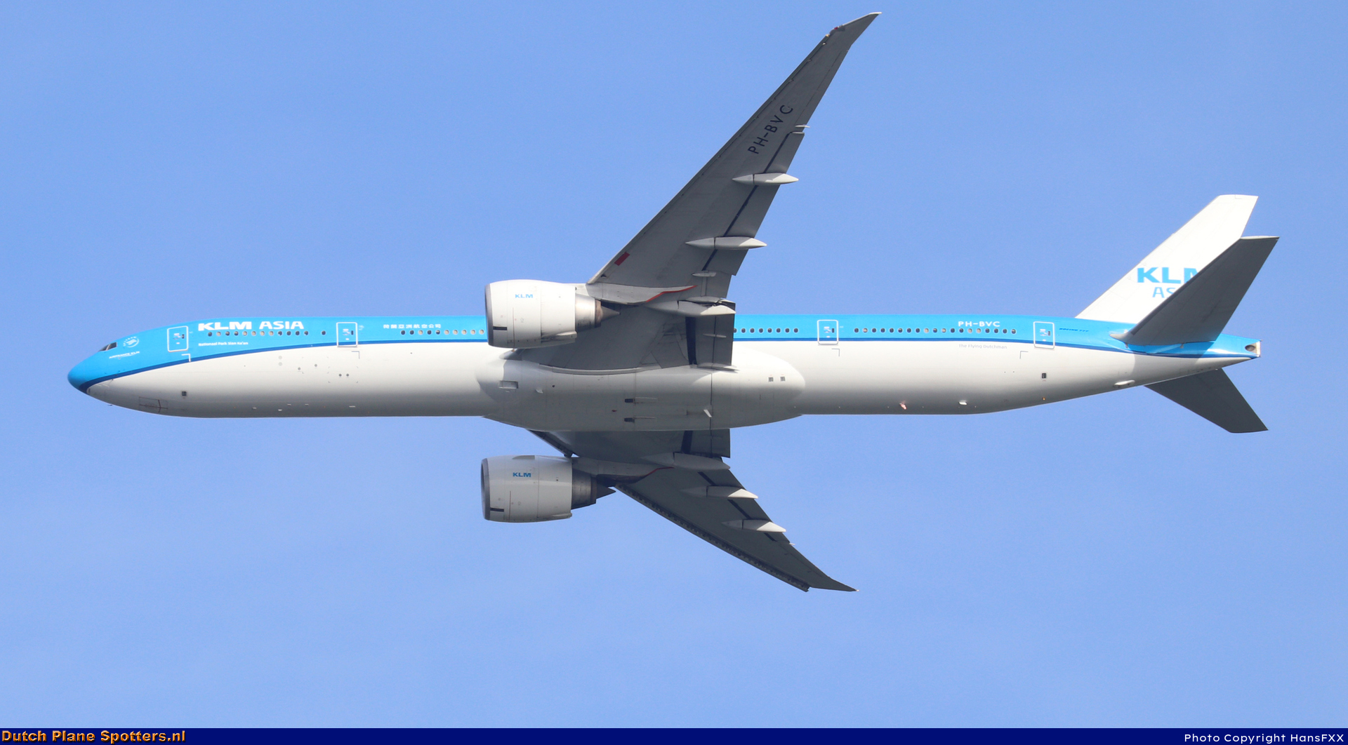 PH-BVC Boeing 777-300 KLM Asia by HansFXX