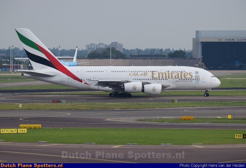 A6-EED Airbus A380-800 Emirates by Hans van der Heiden