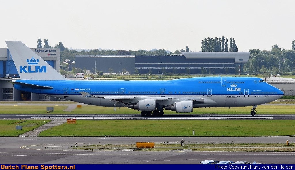 PH-BFK Boeing 747-400 KLM Royal Dutch Airlines by Hans van der Heiden