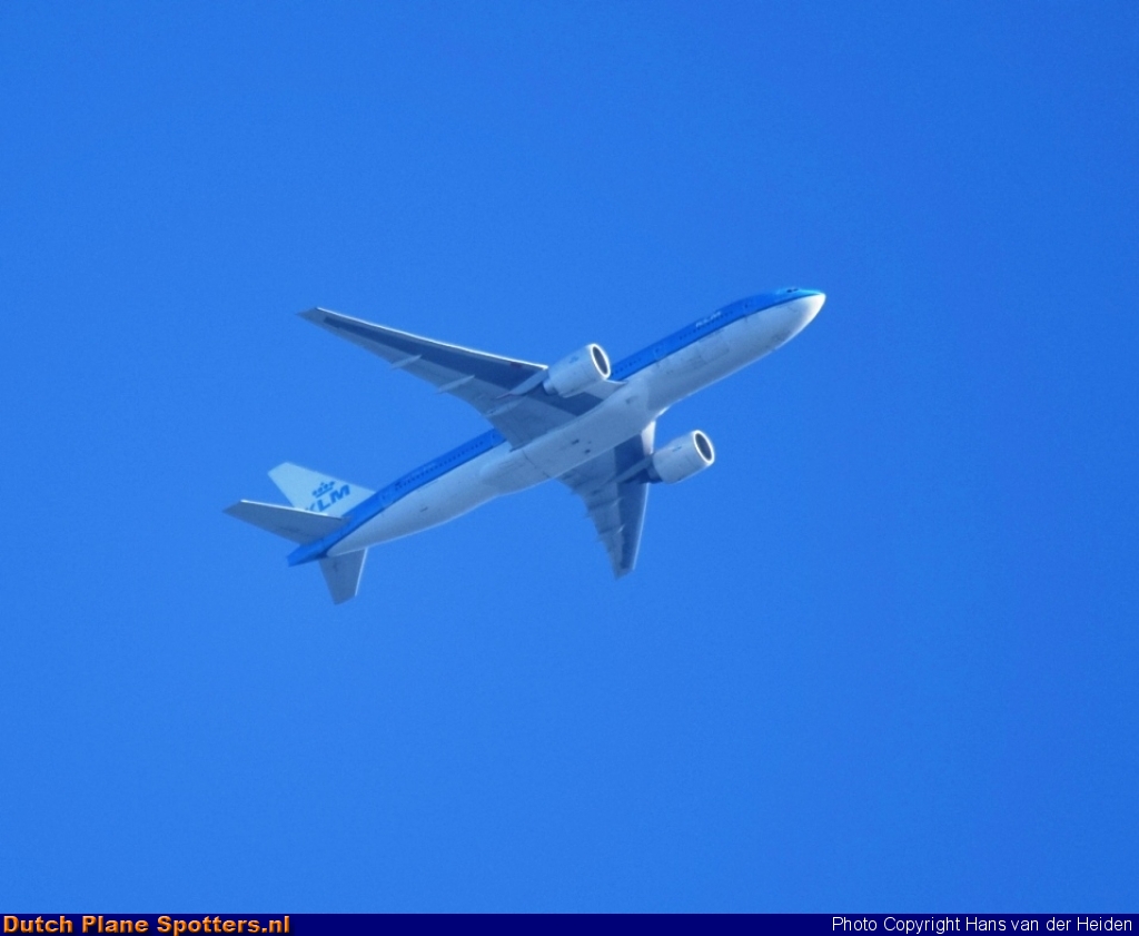 PH-BQA Boeing 777-200 KLM Royal Dutch Airlines by Hans van der Heiden