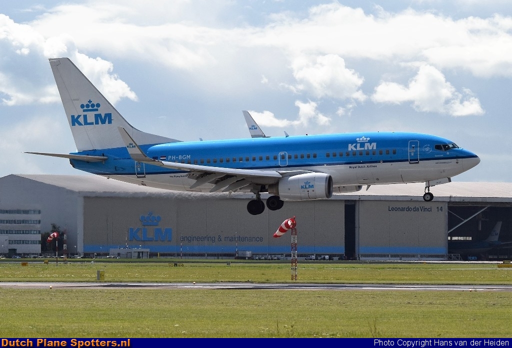 PH-BGM Boeing 737-700 KLM Royal Dutch Airlines by Hans van der Heiden