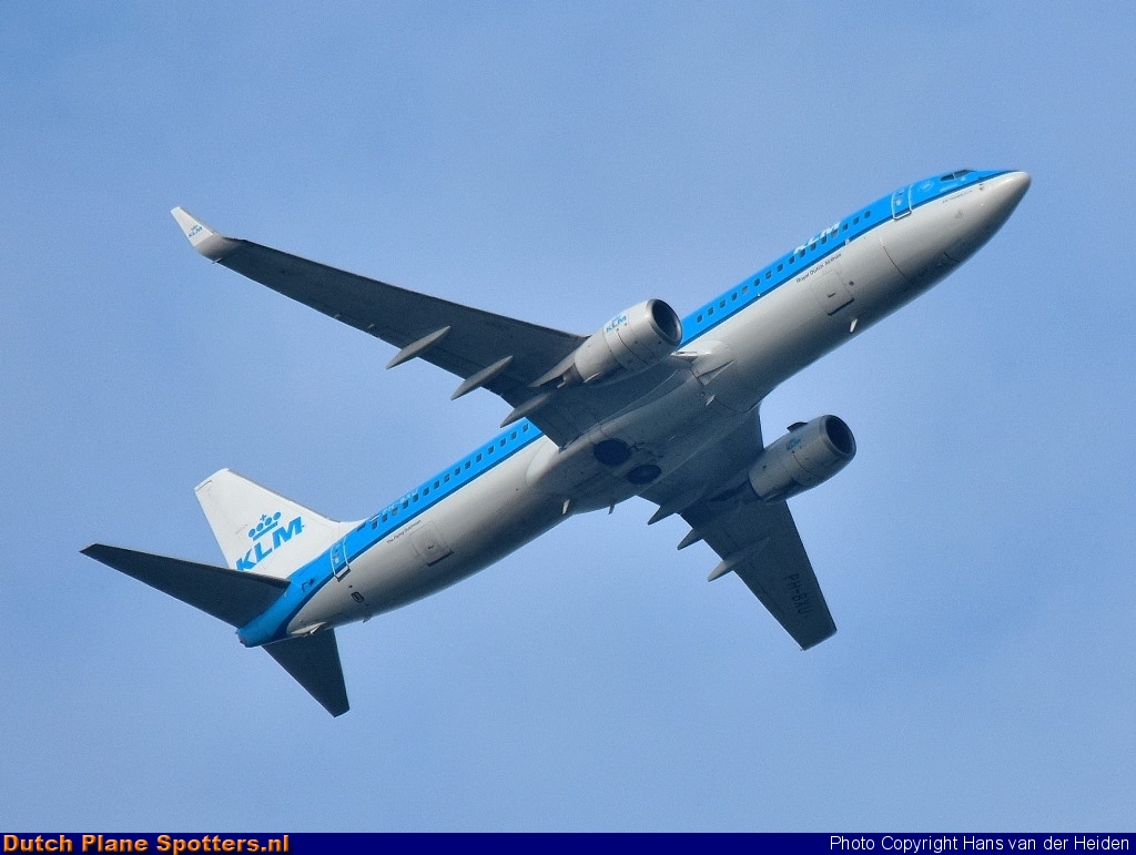 PH-BXU Boeing 737-800 KLM Royal Dutch Airlines by Hans van der Heiden
