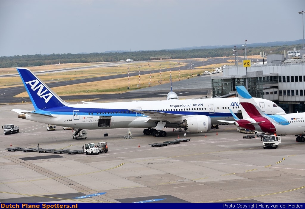 JA871A Boeing 787-9 Dreamliner All Nippon Airlines by Hans van der Heiden