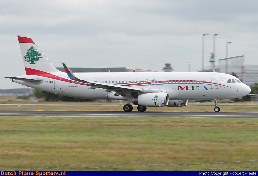 T7-MRE Airbus A320 Middle East Airlines (MEA) by Robbert Pieete