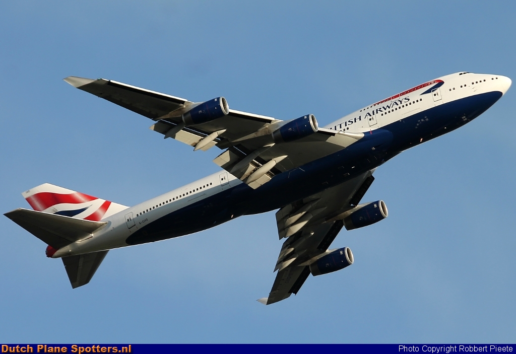G-CIVO Boeing 747-400 British Airways by Robbert Pieete