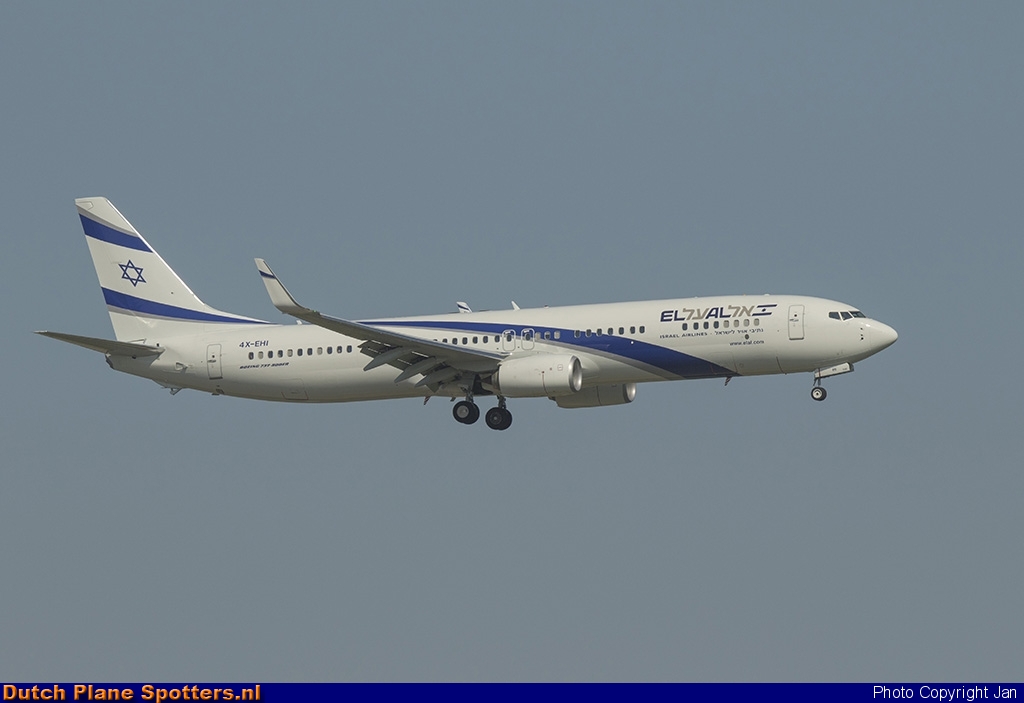 4X-EHI Boeing 737-900 El Al Israel Airlines by Jan