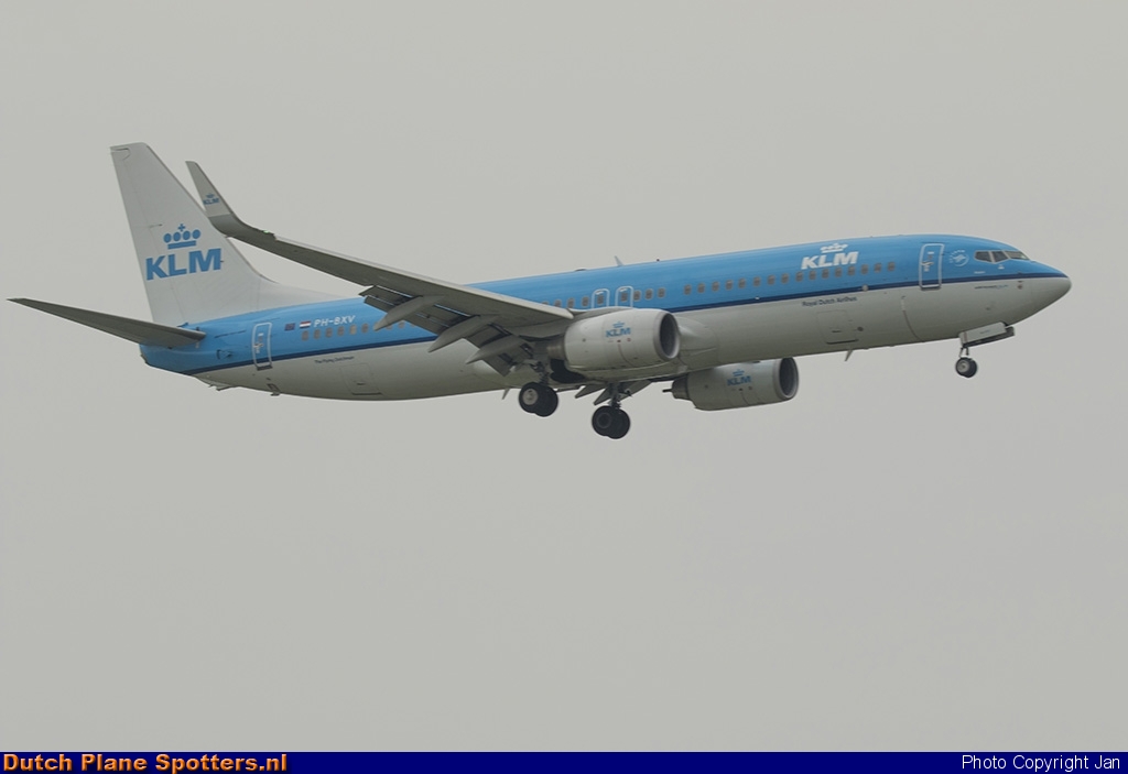 PH-BXV Boeing 737-800 KLM Royal Dutch Airlines by Jan