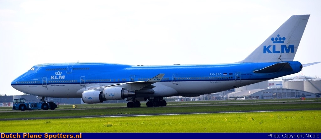 PH-BFG Boeing 747-400 KLM Royal Dutch Airlines by Nicole