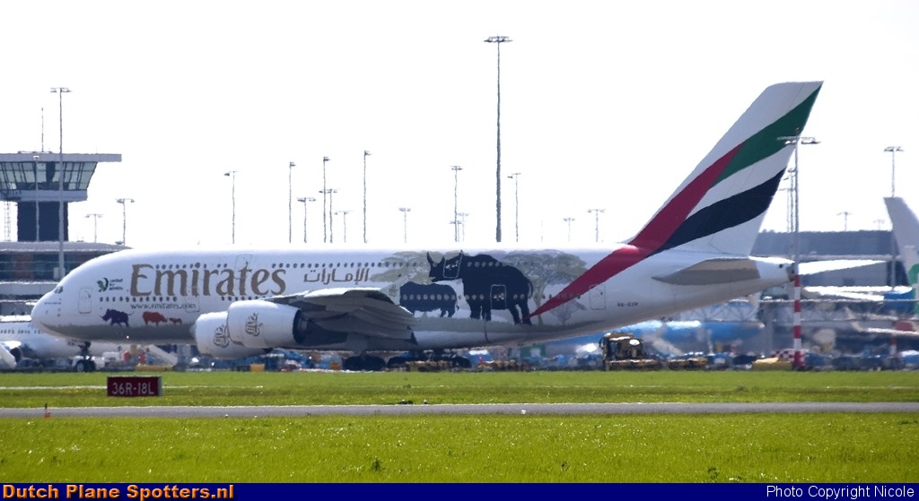 A6-EER Airbus A380-800 Emirates by Nicole