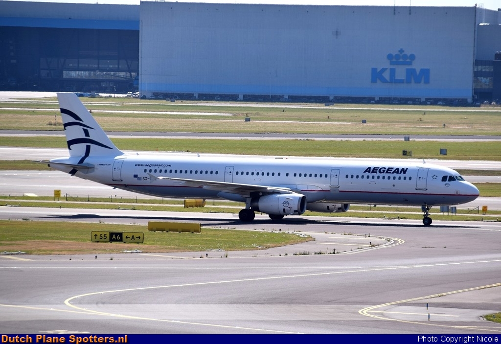 SX-DVZ Airbus A321 Aegean Airlines by Nicole