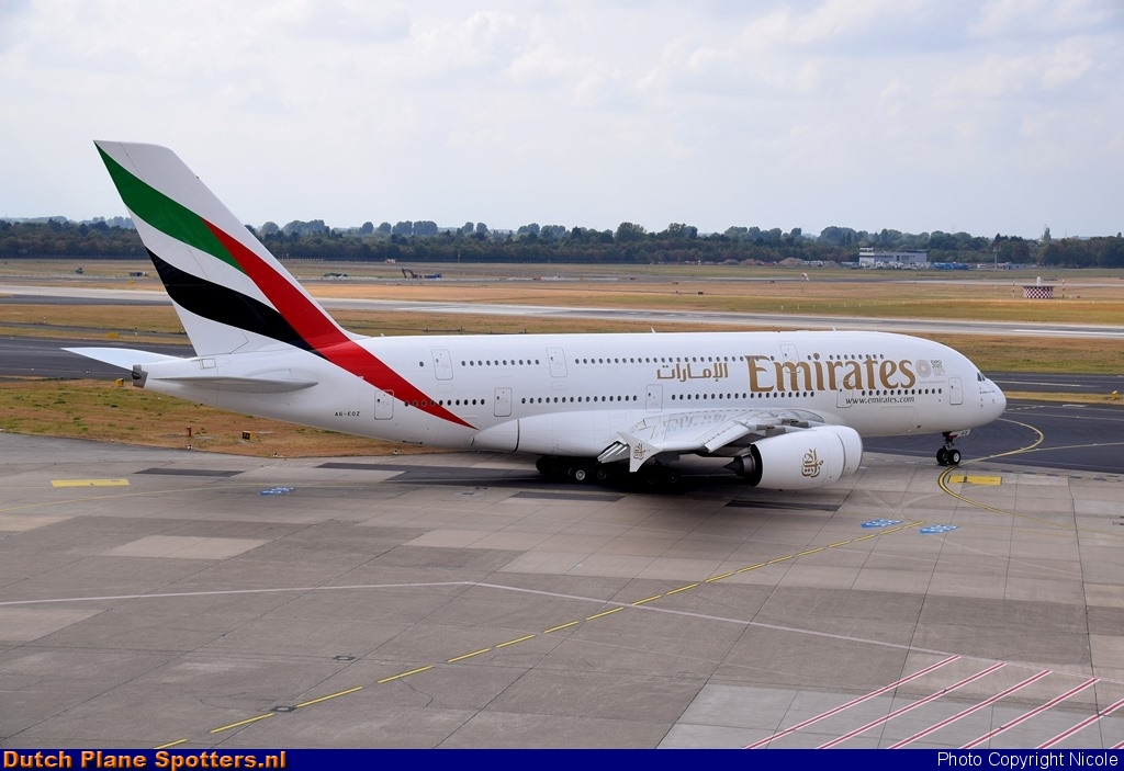 A6-EOZ Airbus A380-800 Emirates by Nicole