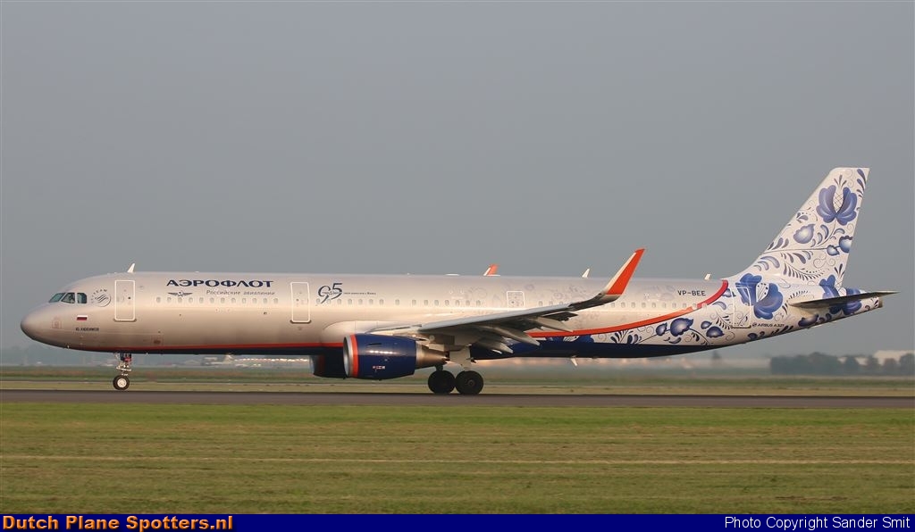 VP-BEE Airbus A321 Aeroflot - Russian Airlines by Sander Smit