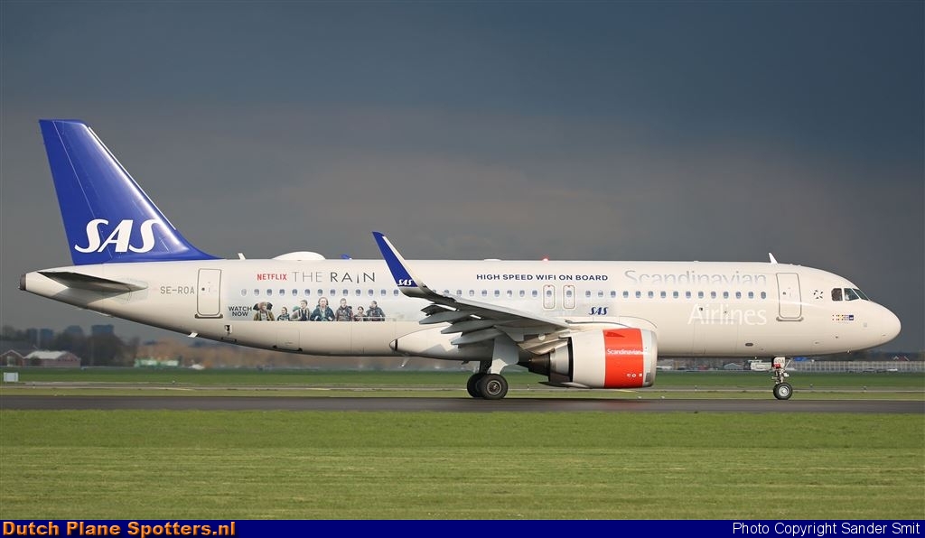 SE-ROA Airbus A320 SAS Scandinavian Airlines by Sander Smit