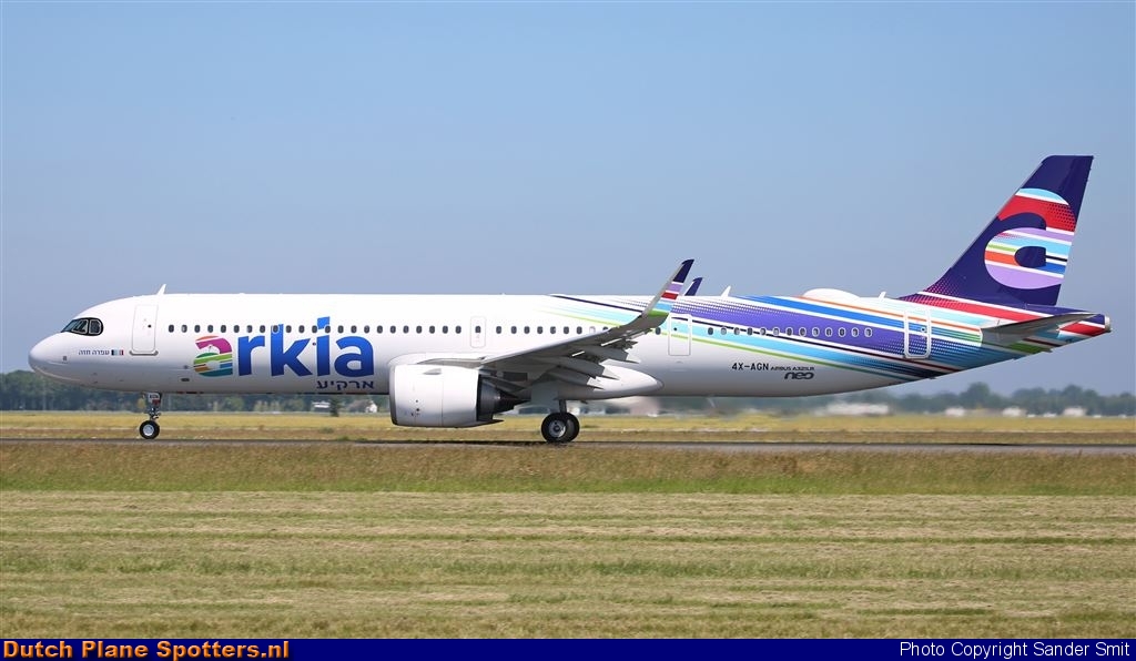4X-AGN Airbus A321neo Arkia Israeli Airlines by Sander Smit