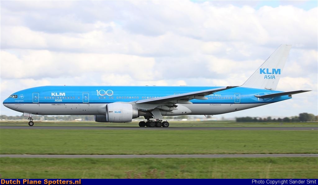 PH-BQL Boeing 777-200 KLM Asia by Sander Smit