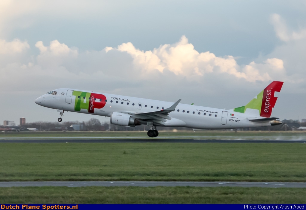 CS-TPT Embraer 190 PGA Portugalia Airlines (TAP Express) by Arash Abed