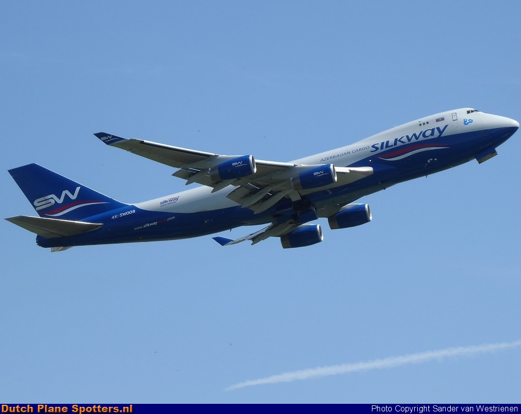 4K-SW008 Boeing 747-400 Silk Way Airlines by Sander van Westrienen