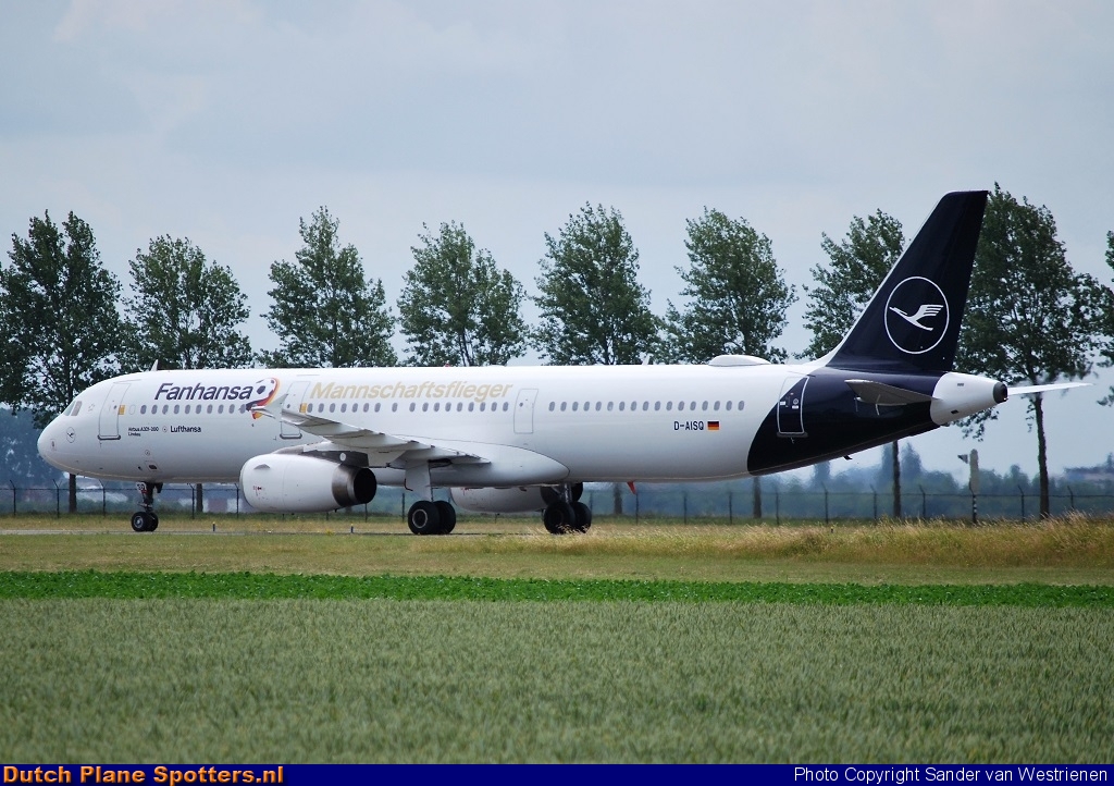 D-AISQ Airbus A321 Lufthansa by Sander van Westrienen