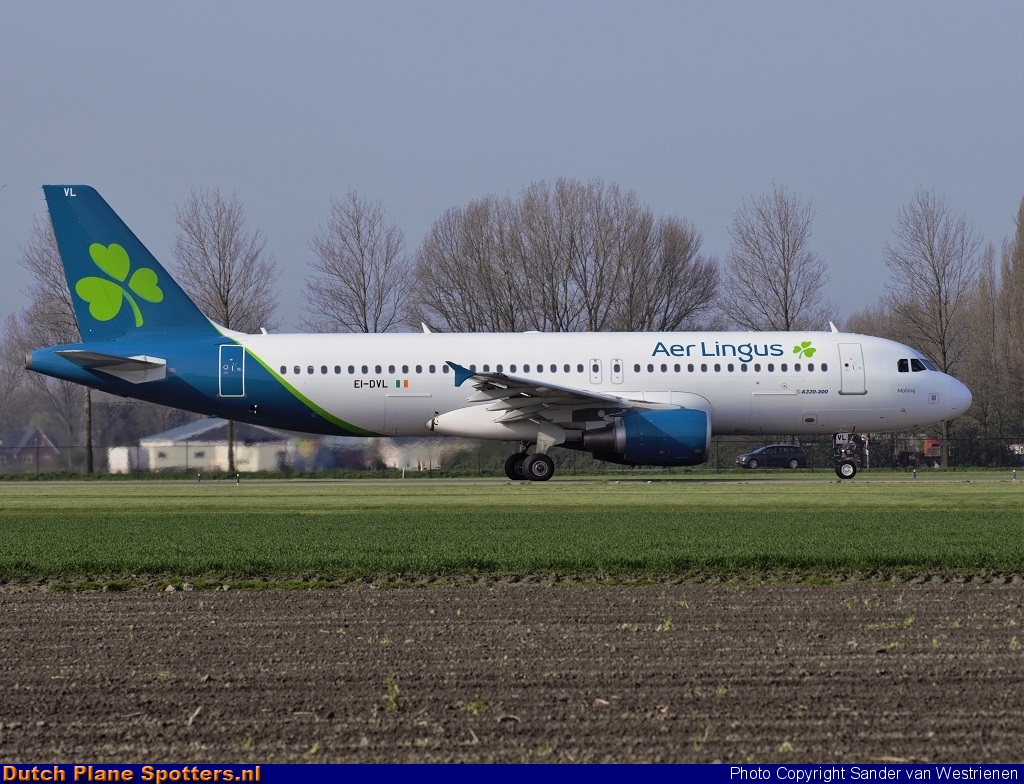 EI-DVL Airbus A320 Aer Lingus by Sander van Westrienen