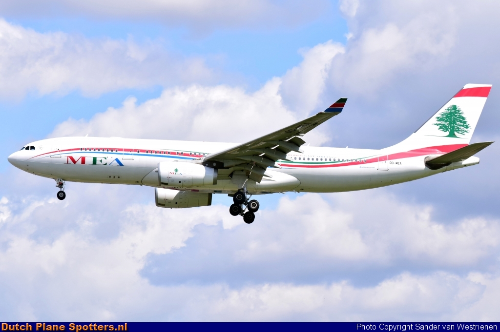 OD-MEA Airbus A330-300 Middle East Airlines (MEA) by Sander van Westrienen