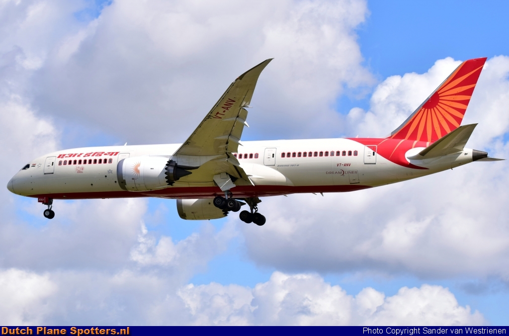 VT-ANV Boeing 787-8 Dreamliner Air India by Sander van Westrienen