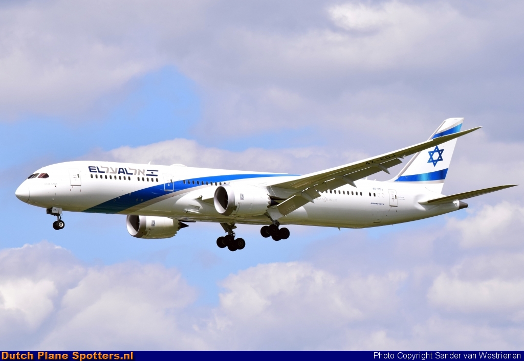 4X-EDJ Boeing 787-9 Dreamliner El Al Israel Airlines by Sander van Westrienen