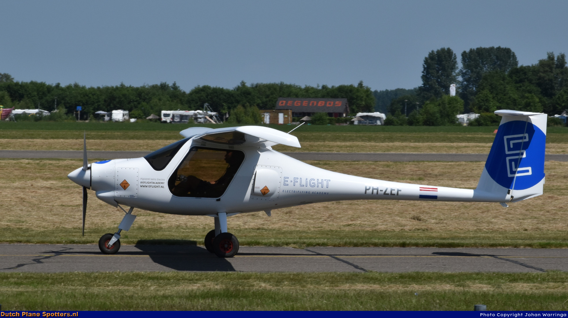 PH-ZEF Pipistrel Velis Electro Vliegschool E-Flight Academy by Johan Warringa