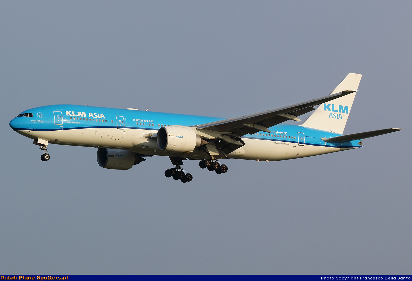 PH-BQK Boeing 777-200 KLM Asia by Francesco Della Santa