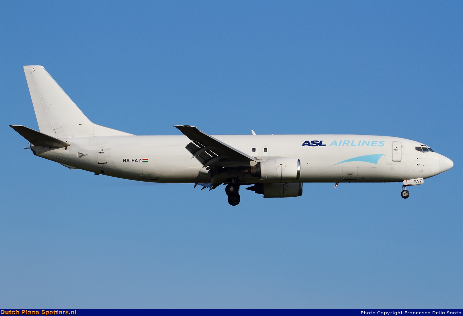 HA-FAZ Boeing 737-400 ASL Airlines Hungary by Francesco Della Santa