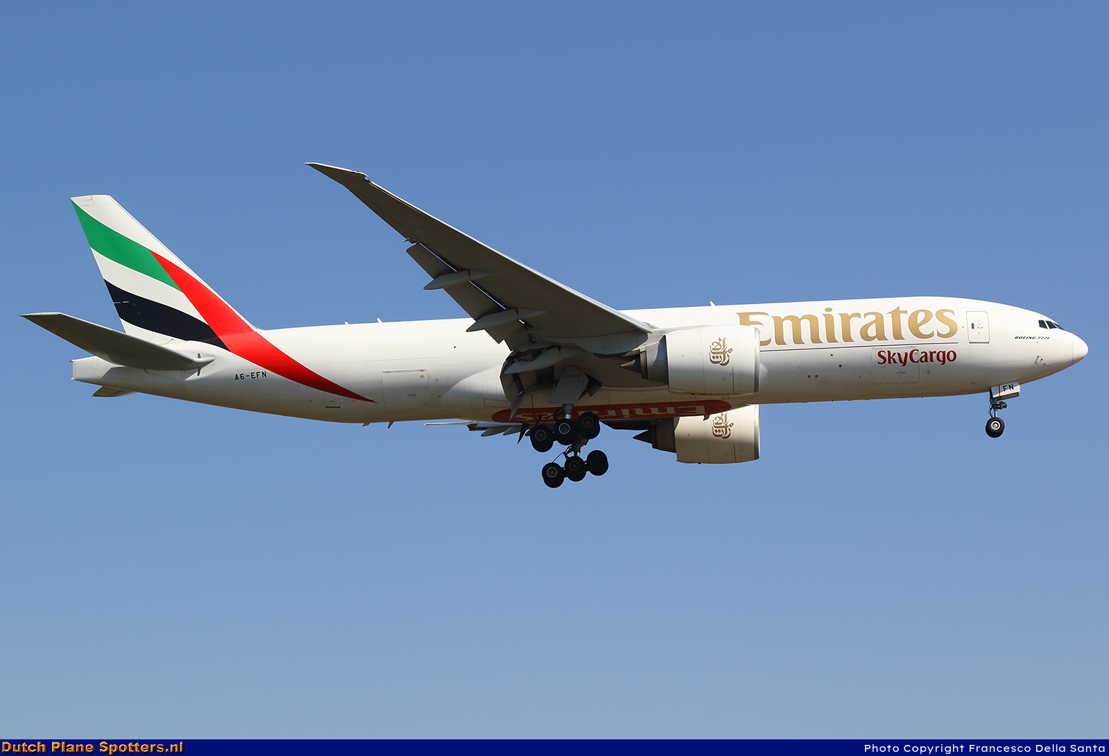 A6-EFN Boeing 777-F Emirates Sky Cargo by Francesco Della Santa
