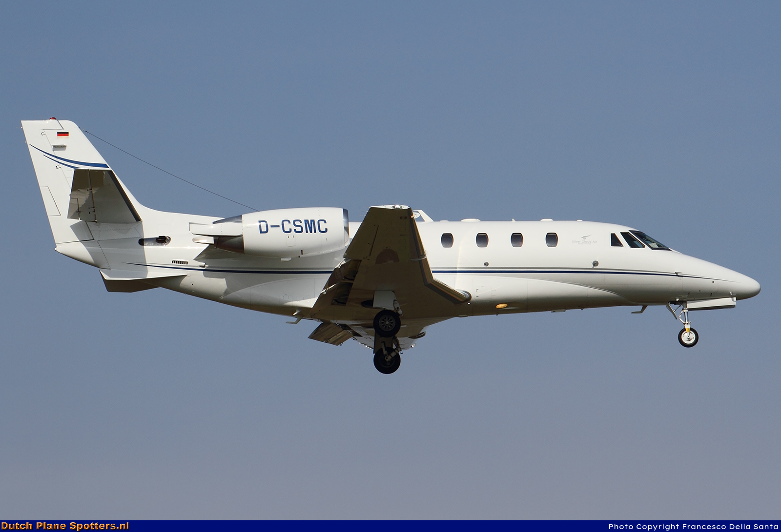 D-CSMC Cessna 560XL Citation XLS+ Silver Cloud Air by Francesco Della Santa