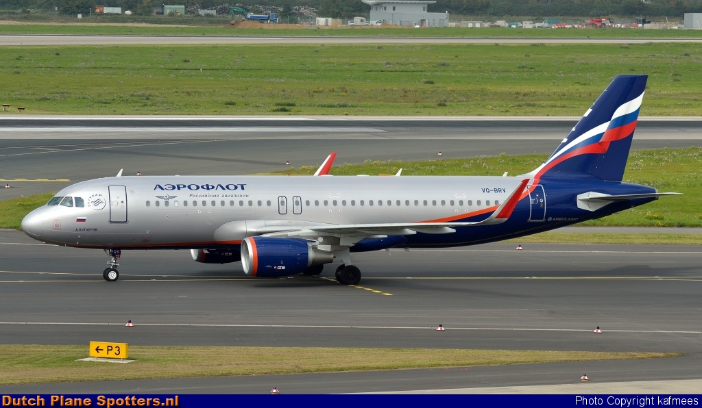 VQ-BRV Airbus A320 Aeroflot - Russian Airlines by Peter Veerman