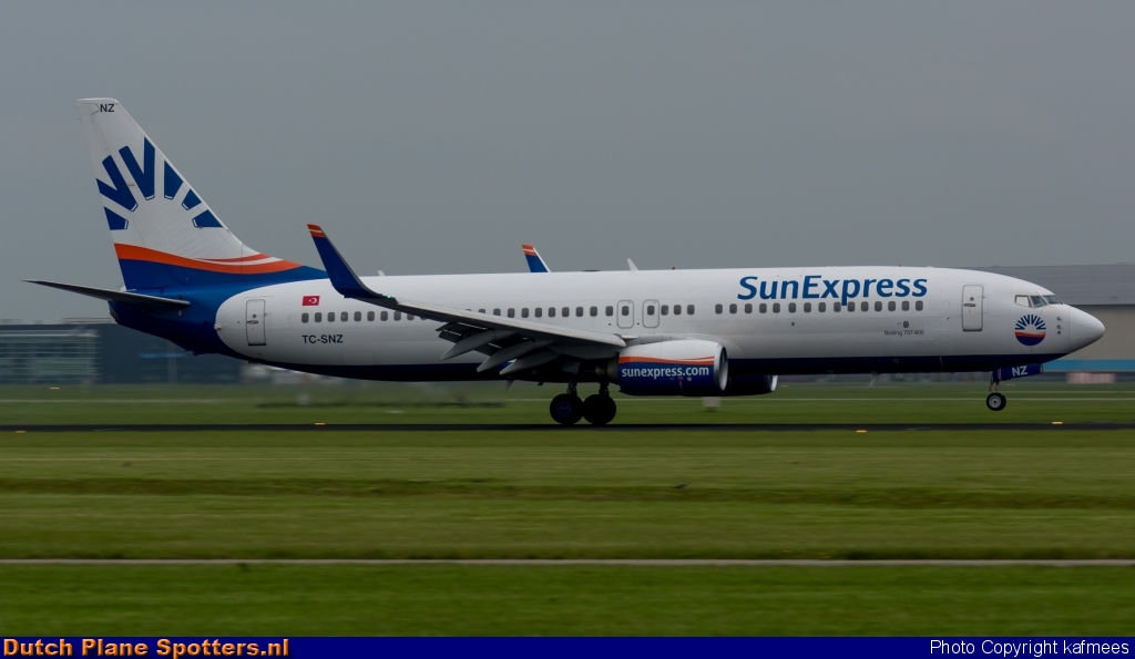 TC-SNZ Boeing 737-800 SunExpress by Peter Veerman
