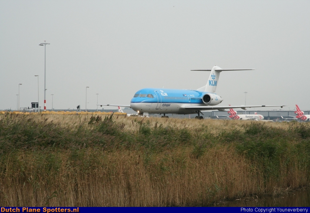 PH-KZD Fokker 70 KLM Cityhopper by Youneverberry