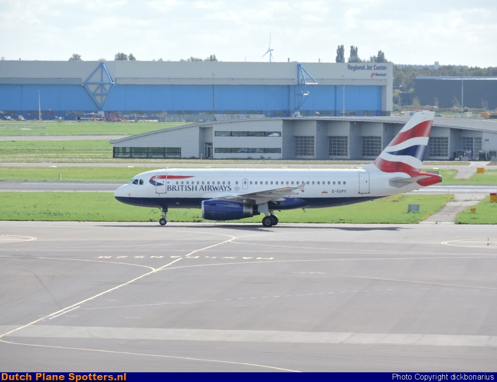 G-EUPY Airbus A319 British Airways by dickbonarius
