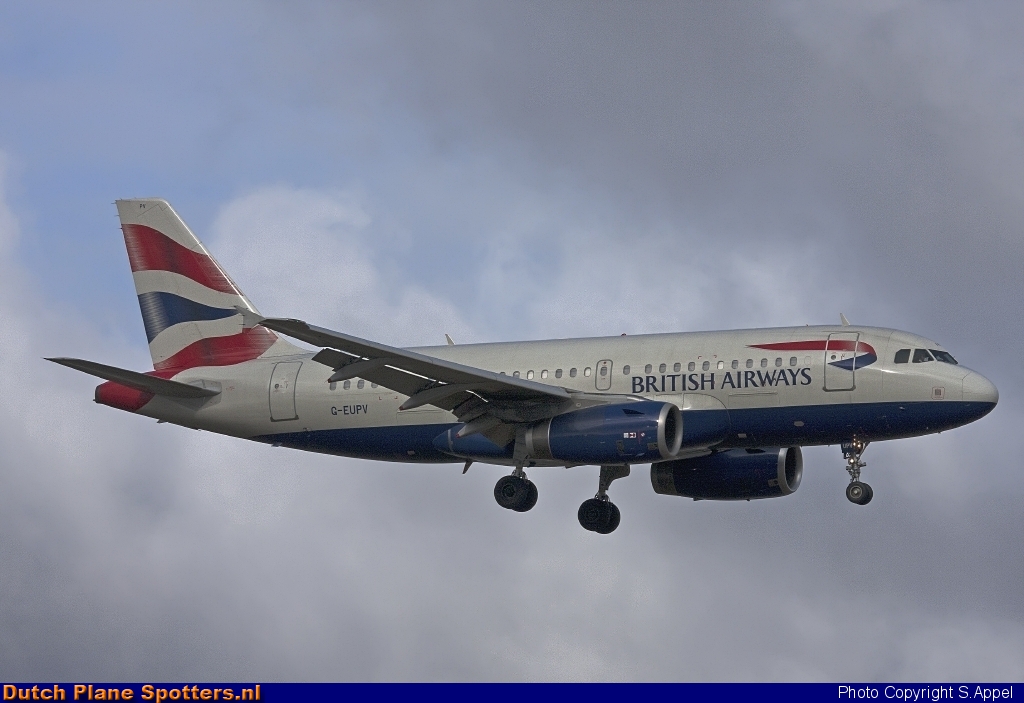 G-EUPC Airbus A319 British Airways by S.Appel