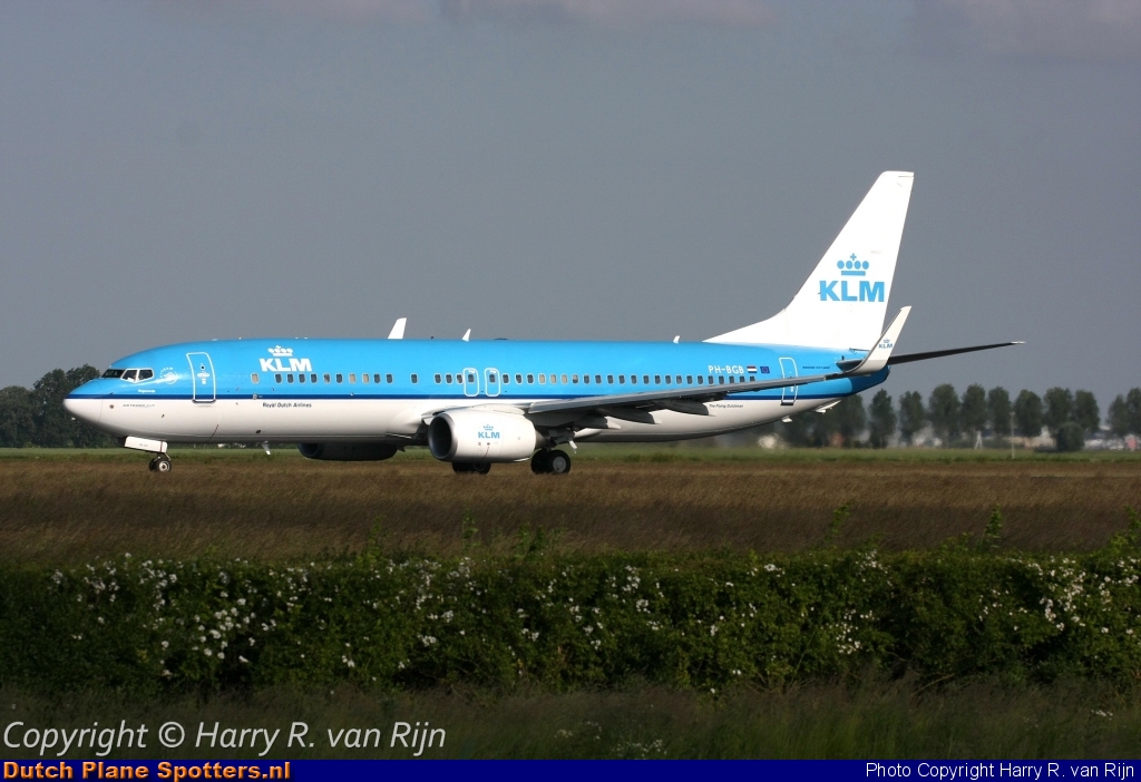 PH-BGB Boeing 737-800 KLM Royal Dutch Airlines by Harry R. van Rijn