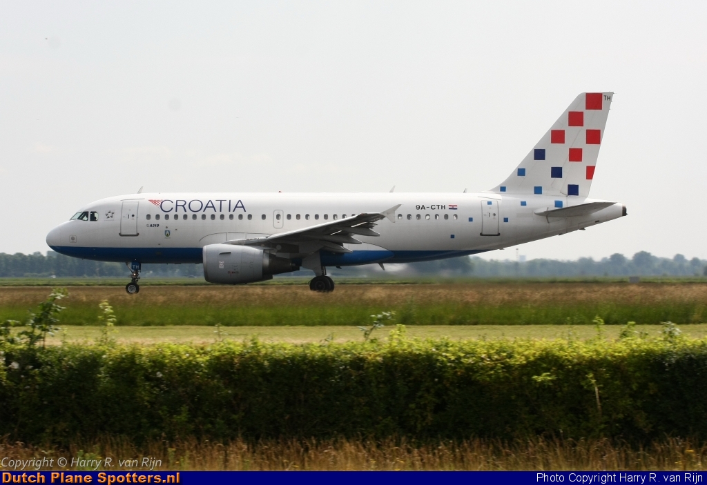 9A-CTH Airbus A319 Croatia Airlines by Harry R. van Rijn