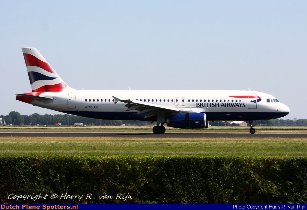G-EUYH Airbus A320 British Airways by Harry R. van Rijn