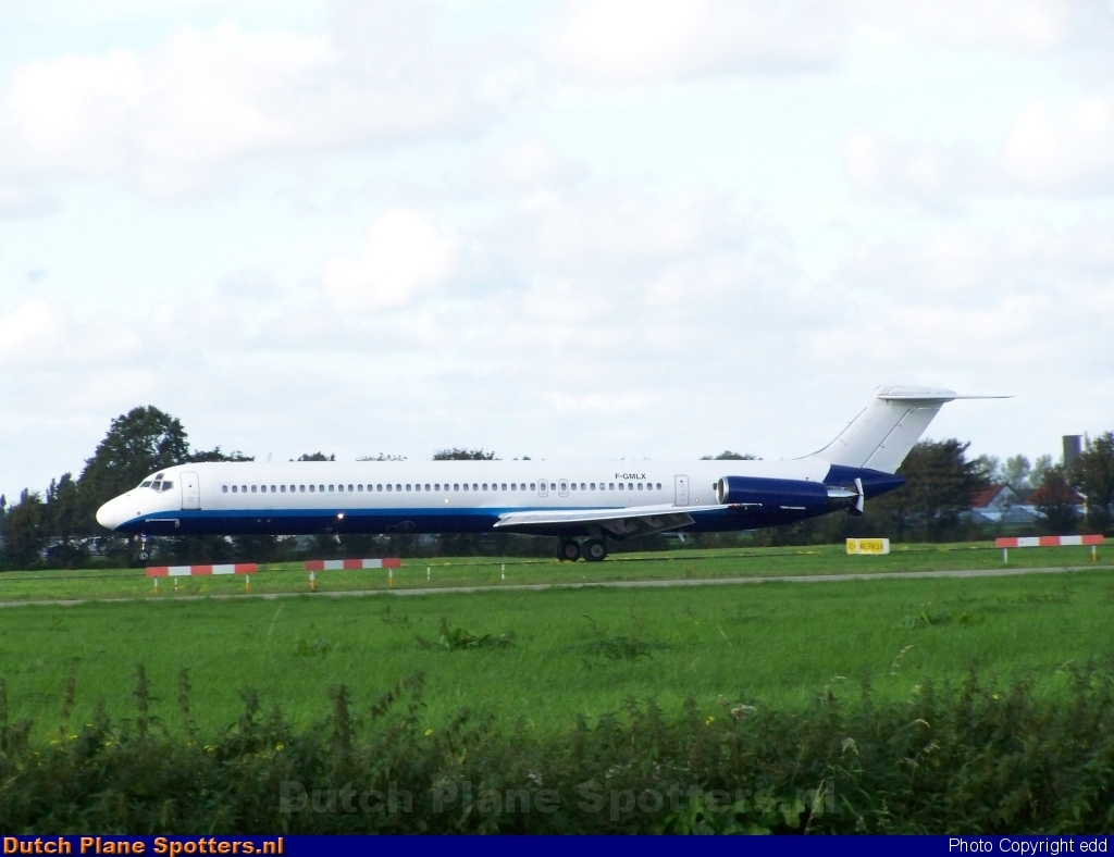 F-GMLX McDonnell Douglas MD-83 Blue Line by edd