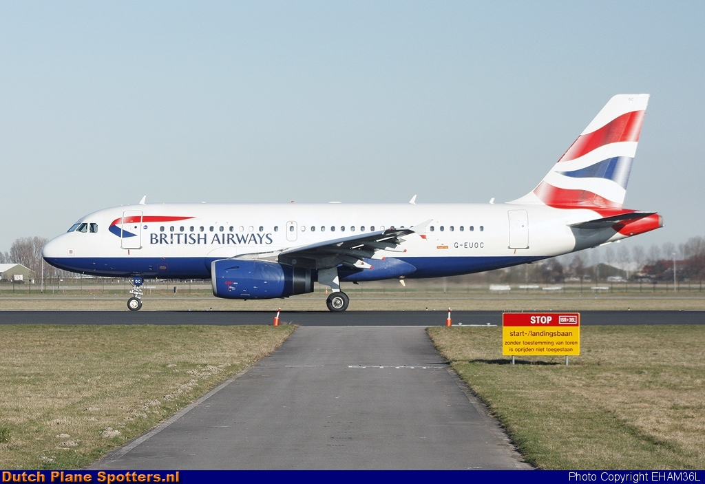 G-EUOC Airbus A319 British Airways by EHAM36L