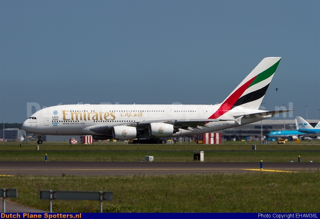 A6-EED Airbus A380-800 Emirates by EHAM36L
