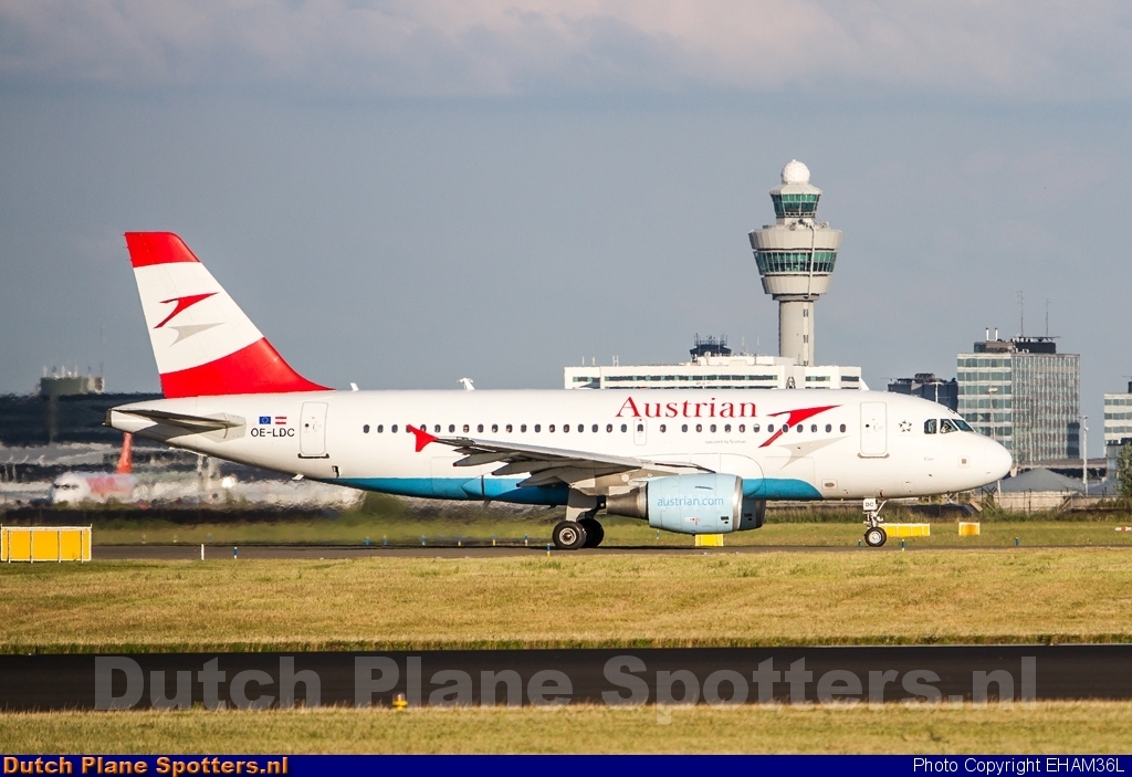 OE-LDC Airbus A319 Austrian Airlines by EHAM36L