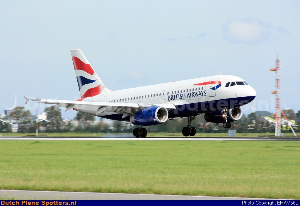 G-EUPC Airbus A319 British Airways by EHAM36L