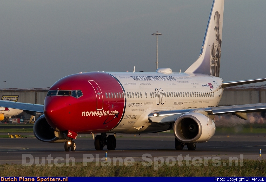 LN-DYU Boeing 737-800 Norwegian Air Shuttle by EHAM36L