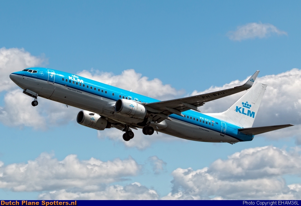 PH-BXU Boeing 737-800 KLM Royal Dutch Airlines by EHAM36L