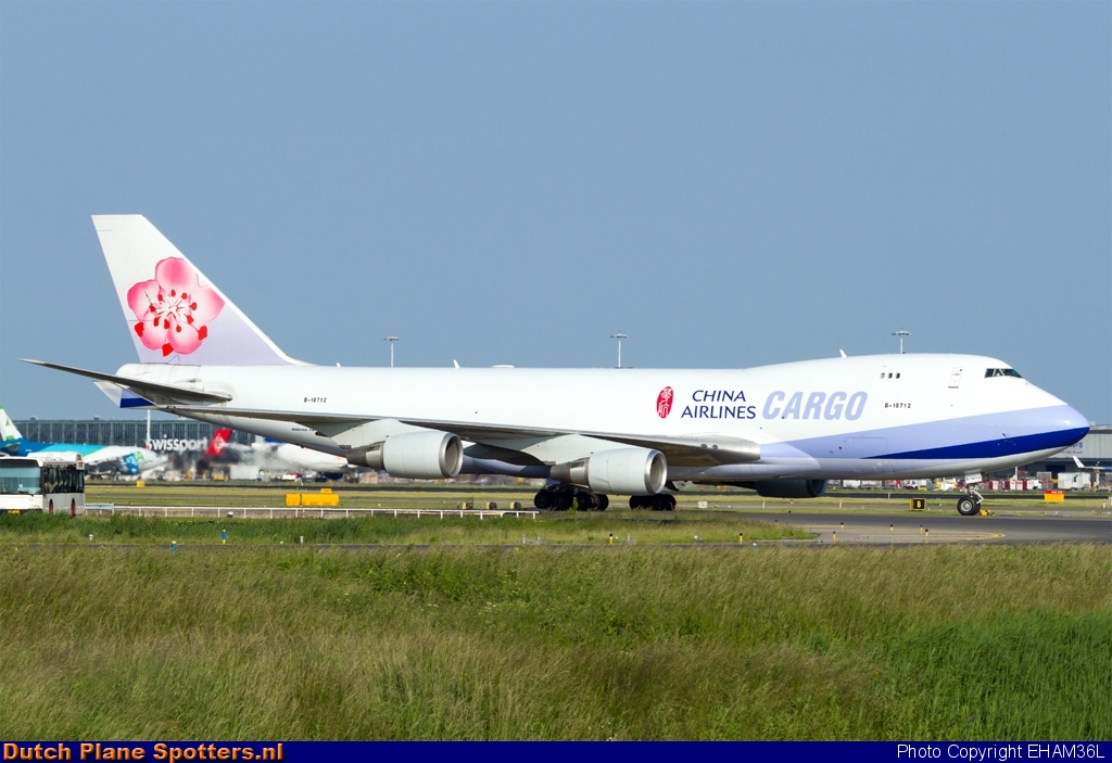B-18712 Boeing 747-400 China Airlines Cargo by EHAM36L