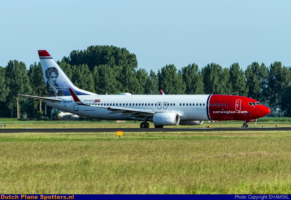 LN-DYS Boeing 737-800 Norwegian Air Shuttle by EHAM36L