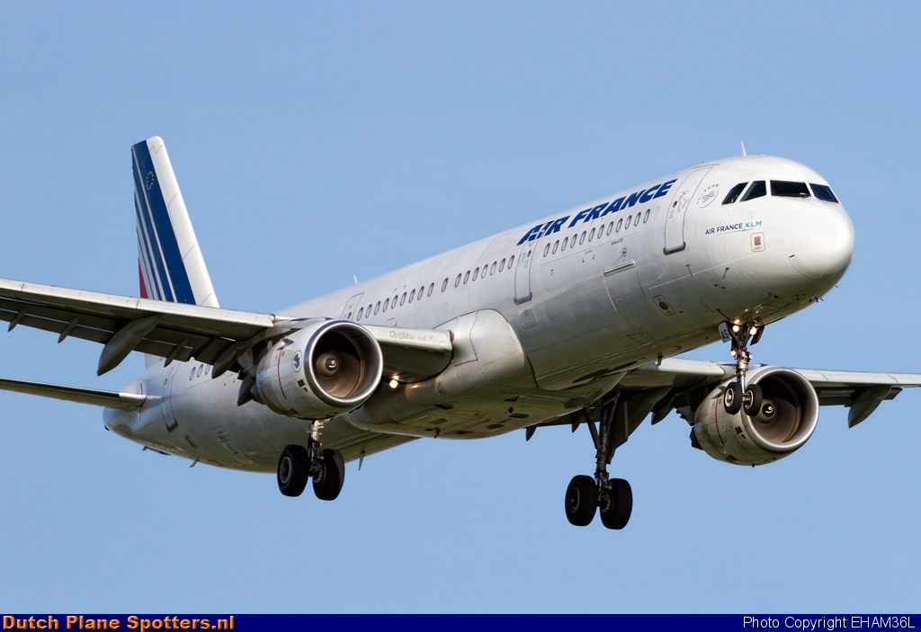 F-GTAS Airbus A321 Air France by EHAM36L
